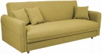 Sofa bed VISBY 200x88xH93cm, yellow