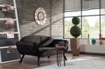 Kalune Design 2 vietų sofa-lova Genzo - Juodas