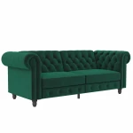 Trivietė sofa-lova Dorel Home Felix, žalia