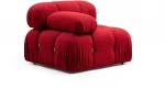 Hanah Home 1 sėdynės sofa Bubble L1 - Raudona