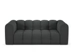 Sofa Micadoni Mellow, 193x106x75 cm, juoda