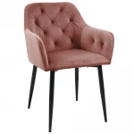 2-ių kėdžių komplektas Akord SJ.030, rožinis