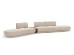 Modulinė sofa Micadoni Miley, ruda