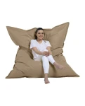 Sėdmaišis Giant Cushion, smėlio spalvos