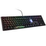 Ducky One 3 Classic Juodas/Baltas klaviatūra žaidimams, RGB LED – MX–Speed–Sidabrinis – DE išdėstymas