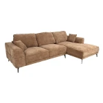Kampinė sofa OLIVIA RC smėlio spalvos