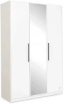 Kalune Design Spinta Baltas 3 Doors Wardrobe