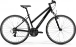 Dviratis Merida Crossway 10-V I1 Lady juodas(sidabrinis)-55 cm / L (Dydis: 55 cm / L)