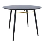 Dining table LUXEMBOURG D100xH75cm, juodas