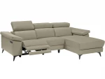 Trivietė sofa Loft Samira, pilka