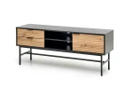 TV staliukas MURANO RTV-1 TV-stand, color: artisan oak/juodas