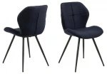 2-jų kėdžių komplektas Actona Petri, mėlynas