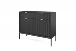 Komoda AKL Furniture Nova Sands KSZ104, juoda