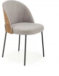 K451 chair color: pilkas / light walnut