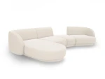 Modulinė sofa Micadoni Miley, balta