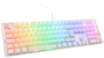 Ducky One 3 Aura Baltas Klaviatūra žaidimams, RGB LED - MX-Mėlyna