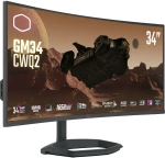 Monitorius Cooler Master GM34-CWQ2 (86.4 cm (34 col.), juodas, UWQHD, VA, Curved, Quantum Dot, 180Hz Panel)