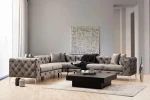 Hanah Home Kampinė sofa Como Right -Anthracite