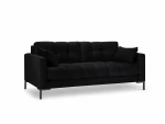 Sofa Micadoni Home Mamaia 3S, juoda