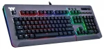 Klaviatūra Thermaltake Level 20 RGB KB-LVT-SSSRUS-01 (mechaninė, Audio, USB 2.0, (DE)key.lay., titano spalva