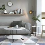 Kalune Design Kavos staliukas Corro Coffee Table - Baltas