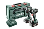 METABO.Rinkinys COMBO 18V 2.9.2 (BS 18 L BL + SSW 300) 1x5,2Ah 1x2,0Ah METABOX