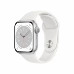 Apple Watch Series 8 GPS 45mm Silver Aluminium Case ,White Sport Band - MP6N3EL/A LV-EE