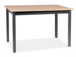 Signal Meble HORACY TABLE ARTISAN OAK / Juodas 125 (170) x75