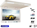 Automagnetola Pakabinamas lubų monitorius LCD 20 colių LED IR FM USB SD ... (NVOX RF2090U BE)