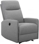 Fotelis Recliner armchair KATY electric, light pilkas