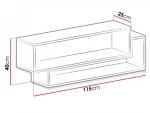 Sieninė lentyna Mobi System 14