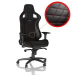 Žaidimų kėdė Noblechairs EPIC PU-Leather Gaming Chair, Juoda-raudona