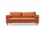 Trivietė sofa Kalune Design Rome, oranžinė