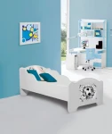Vaikiška lova Adrk Furniture Amadis Ball, 80x160 cm, balta