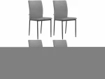 4-ių valgomojo kėdžių komplektas Loft24 Pavia, pilkas
