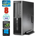 HP 8100 Elite SFF i5-750 8GB 960SSD GT1030 2GB DVD WIN10