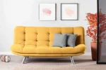 Hanah Home 3 vietų sofa-lova Misa Sofabed - Mustard