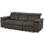 Trivietė sofa Loft Tanaro, ruda