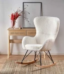 Fotelis LIBERTO 2 leisure armchair cream / juodas / natural