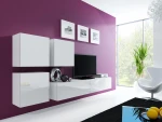 Cama Living room cabinet set VIGO 23 baltas gloss