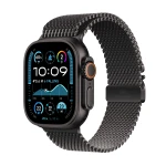 Apple Watch Ultra 2 GPS + Cellular 49mm Black Titanium Case with Black Titanium Milanese Loop - S MX4W3UL/A