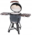 Kepsninė Kamado Euroliux AU-23.5 BBQ, 136x80x123 cm, pilka