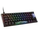 Ducky One 3 Classic Juodas/Baltas Mini klaviatūra žaidimams, RGB LED – MX–Brown – DE išdėstymas