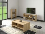 TV staliukas Kalune Design Svetainės baldų komplektas Pera - Sapphire Oak