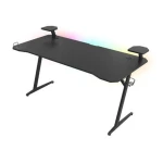 Žaidimų stalas Genesis Holm 510 RGB Gaming Desk, su pašvietimu