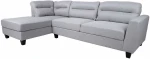 Fotelis Corner sofa HELSINKI LC, light pilkas