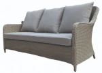 Lauko sofa Grace, smėlio/pilka