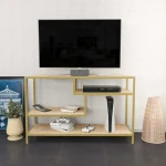 TV staliukas Kalune Design Televizoriaus stovas Robbins - Gold, Oak