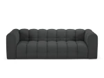 Sofa Micadoni Mellow, 247x106x75 cm, juoda