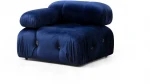 Hanah Home 1 sėdynės sofa Bubble L1 - Velvet Mėlyna